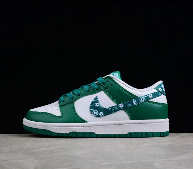 NK Dunk Low Green Paisley DH4401-102 36 36.5 37.5 38 38.5 39 40 40.5 41 42 42.5