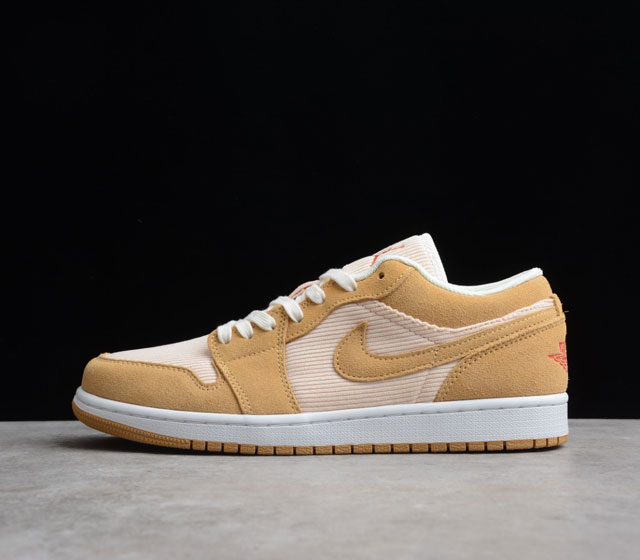 CJ Air Jordan 1 Low AJ1 DH7820-700 Tan Swoosh 35.5 36 36.5 37.5 38 38.5 39 40 4