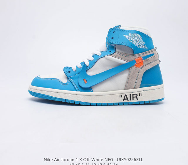 OFF WHITE x Nike Air Jordan 1 Retro High OG UNC AJ1 1 aj1 1 AQ0818 148 40 40.5