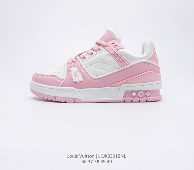 Louis Vuitton LV ZP 3D Logo LV Louis vuitton Trainer Sneaker Low 36 40 LKJK0301