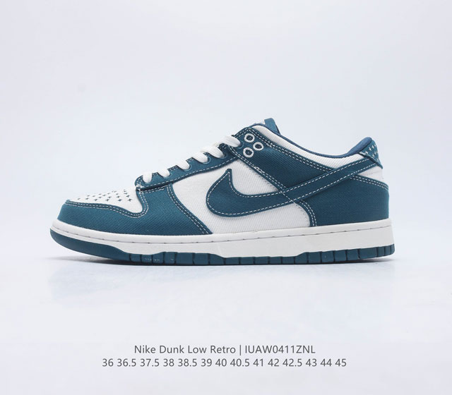 # #2023 # # EVA # Nike SB Dunk Retro Low Industrial Blue Sashiko DV0834-101 36
