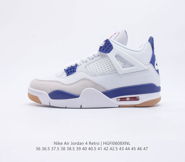 # # # PU Air Nike SB x Air Jordan 4 Retro SP Blue Sapphire AJ4 DR5415-104 36 36
