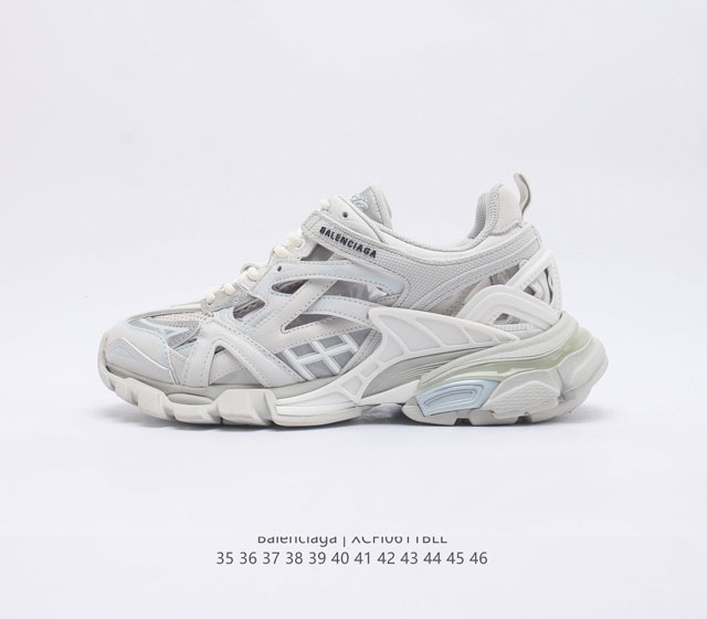 Balenciaga Track 2 Open Sneaker 4 ZP 35 36 37 38 39 40 41 42 43 44 45 46 XCFI06