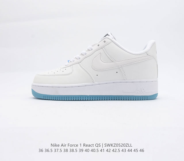 Nike Air Force 1 React Qs force 1 Dx3357 36 36.5 37.5 38 38.5 39 40 4