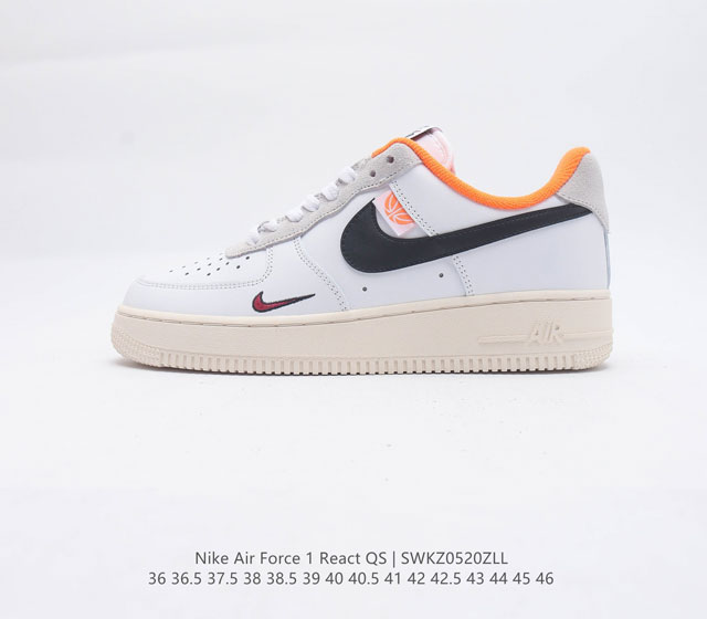 Nike Air Force 1 React Qs Force 1 Dx3357 36 36 5 37 5 38 38 5 39 40 40 5 41 4