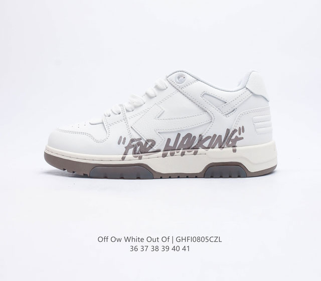 Off-White C O Virgil Abloh Out Of Office Low-Top Leather Ow Off-White Sneaker