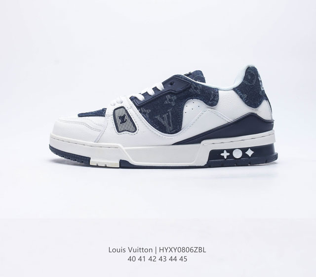 Louis Vuitton Lv Zp 3D Logo Lv Louis Vuitton Trainer Sneaker Low 40-45 Hyxy0806
