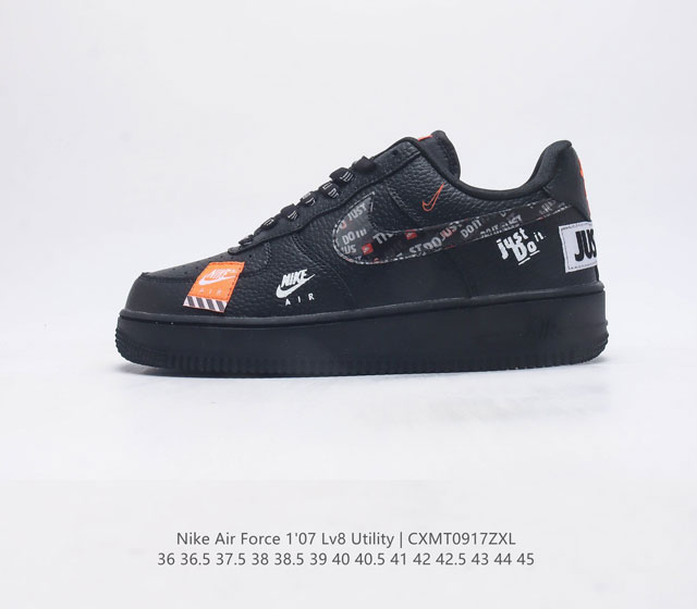 Nk Air Force 1 Just Do It Swoosh Logo Just Do It Ar7719- 36 36.5 37.5 38 38.5 3