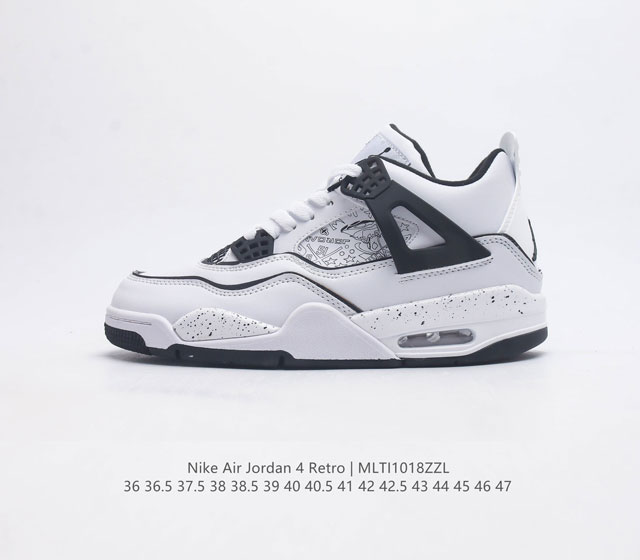 Nike Air Jordan 4 Retro Og aj4 4 Air Sole Ct8578-088 36-47 Mlti1018Zzl