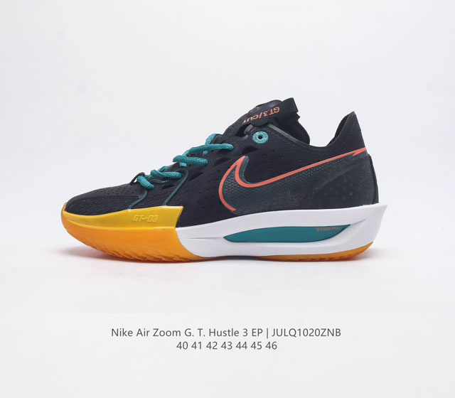 Nike Air Zoom G.T.Hustle 3 Ep react+Zoom Strobel+ zoom Gt logo Dv2918-103 40-46