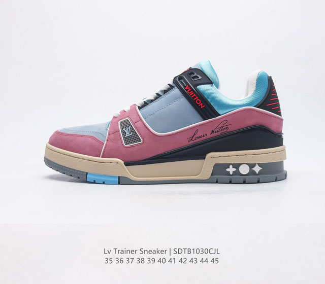 louis Vuitton Lv zp 3D logo lv louis Vuitton Trainer Sneaker Low 35-45 Sdtb1030