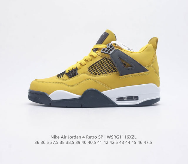 Nike Air Jordan 4 Retro Og aj4 4 Air Sole Ct8527-700 36 36.5 37.5 38 38.5 39 40