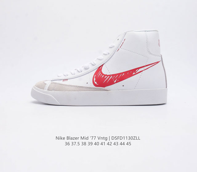 Nike Blazer Mid '77 Vntg Swoosh Nike Blazer Mid '77 Vntg Bq6806-100 36 37.5 38