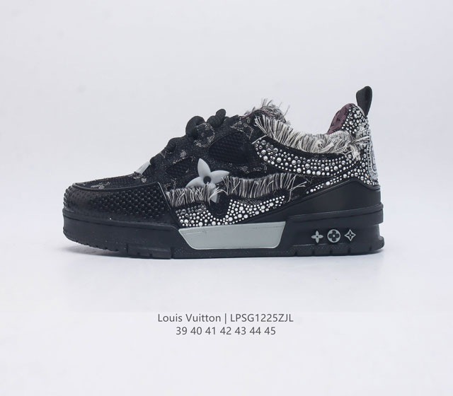 louis Vuitton Lv zp 3D logo lv louis Vuitton Trainer Sneaker Low 39-45 Lpsg1225