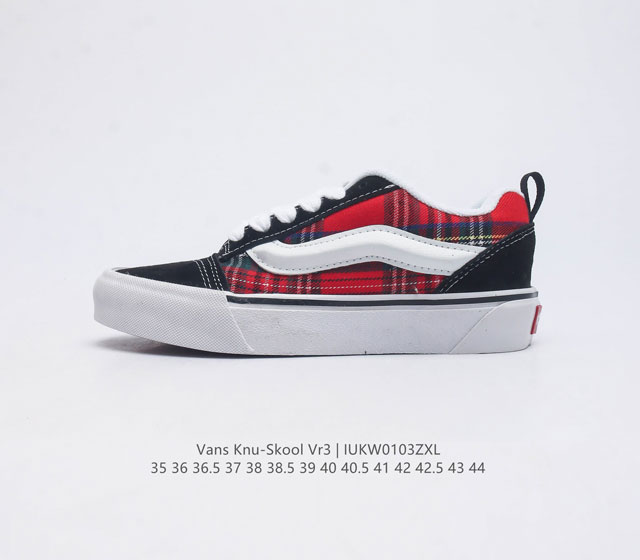 Vans Knu-Skool Vr3 Lx logo Vans knuskool imranpotato og Vn0009Qcjx8 35-44 Iukw0