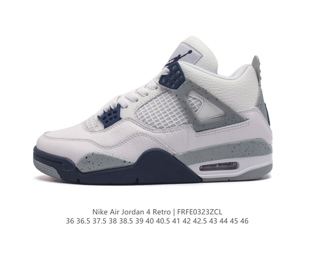 Nike Air Jordan 4 Retro Og aj4 4 Air Sole Dv6773-220 36-46 Frfe0323Zcl