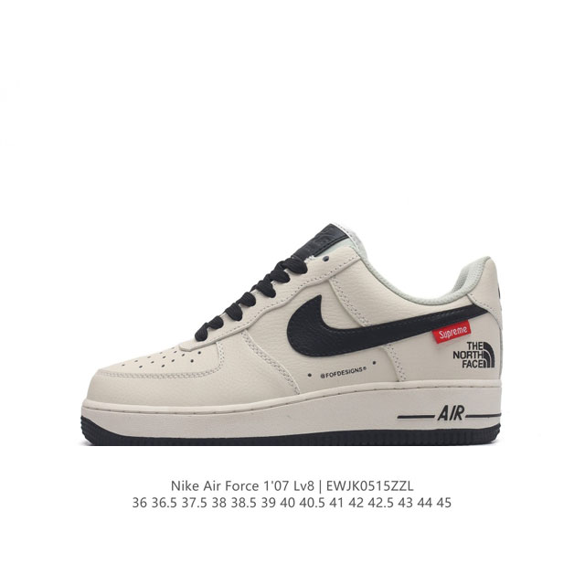 Nike Air Force 1'07 X Supreme X The North Face Sup Su2305 36 36.5 37.5 38 38.5