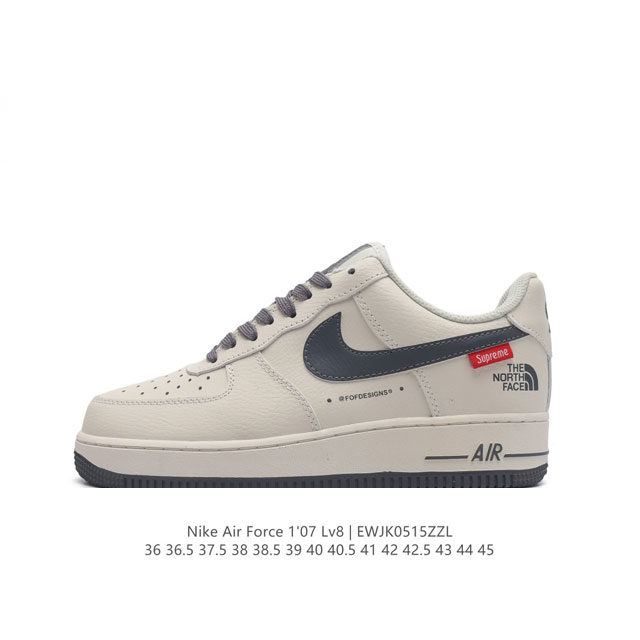 Nike Air Force 1'07 X Supreme X The North Face Sup Su2305 36 36.5 37.5 38 38.5